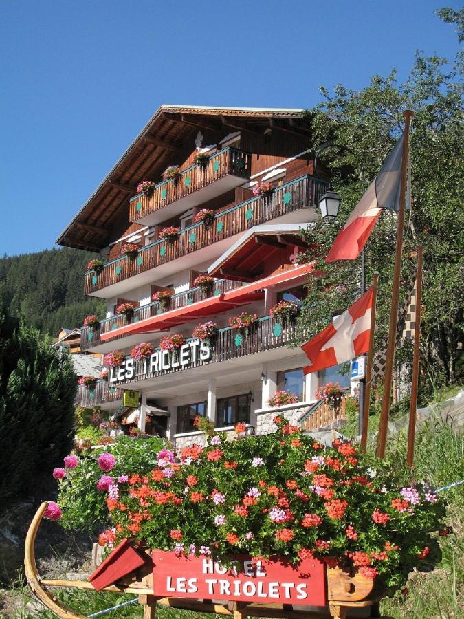 Hotel Les Triolets Châtel Exterior foto